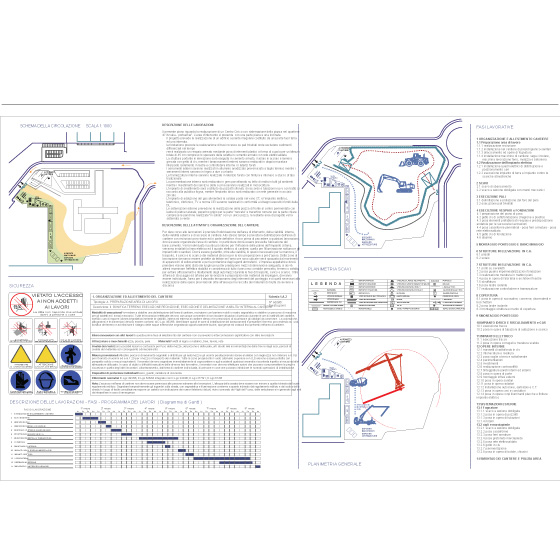 layout cantiere edile